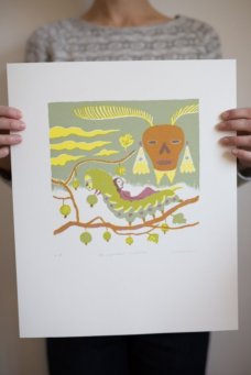 Alžběta Skálová: Zastav se ve snu, Sen o proměně - Housenka, 2016
