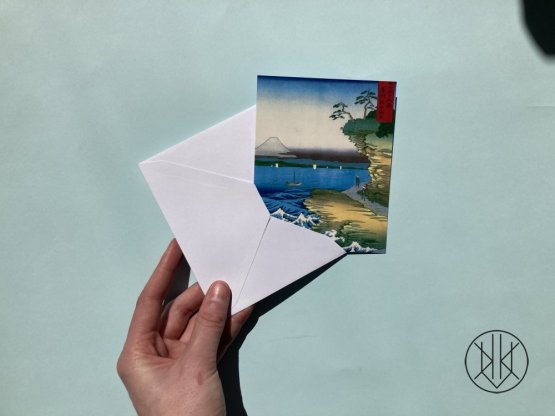 Hiroshige - krabička s přáními a motivy ročních období