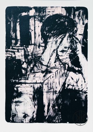 Josef Bolf: litografie z alba Kafka 100