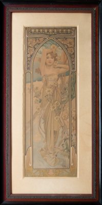 Alfons Mucha - Time of day - The beauty of the day (1899)