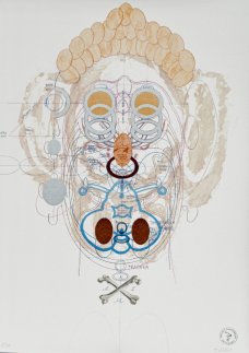 Luboš Plný: lithograph from the album Kafka 100
