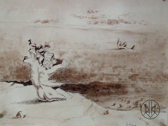 Václav Tikal, drawing