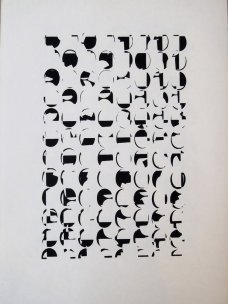 Ivan Chatrný, Segmentové ovály III. , 1969, číslováno 11/15