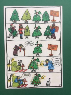 Christmas postcard