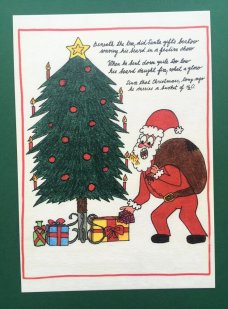 Christmas postcard