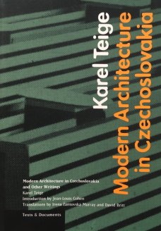Modern Architecture in Czechoslovakia