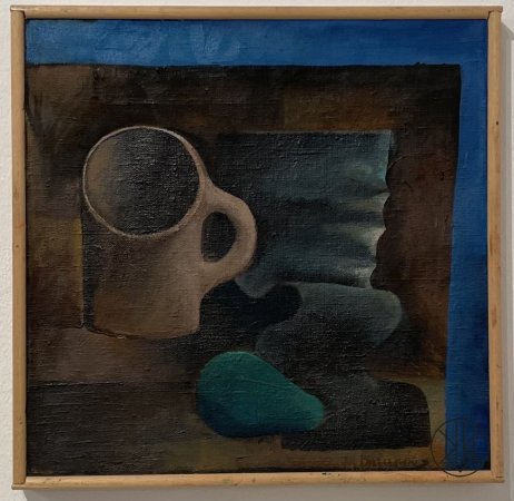 Miloslav Chlupáč: Malé zátiší se zelenou draperií