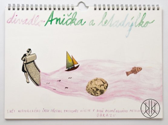 calendar - Anička and the plane