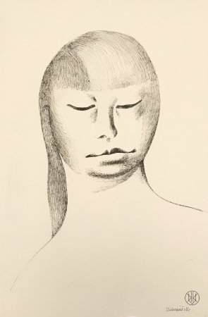 Miloslav Chlupáč: Portrét dívky (Portrait of a girl)
