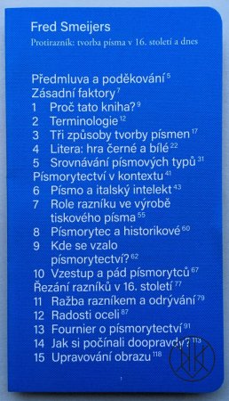 Protirazník: tvorba písma v 16. století a dnes