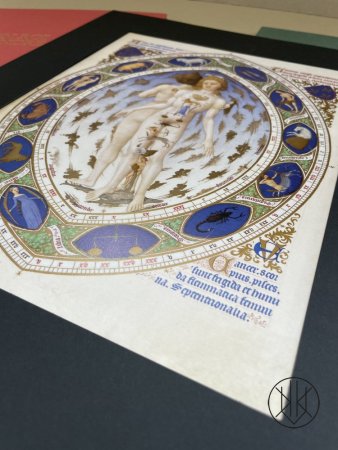 Samostatné listy - Zvěrokruh v lidské postavě - The Zodiac Man (Faksimile)