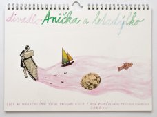 calendar - Anička and the plane
