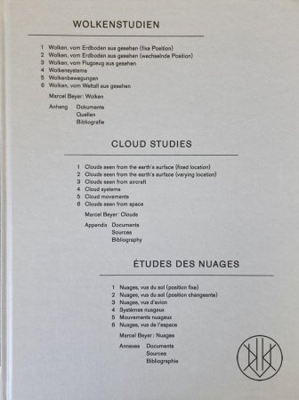 Wolkenstudien / Cloud Studies / Études des nuages