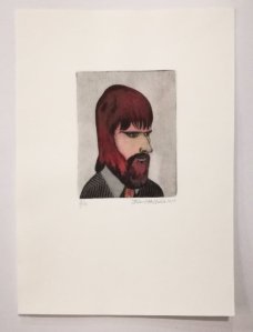 František Skála: Krasec Modrovous, 2014, kolorováno