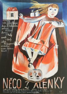 Eva Švankmajerová: Plakát Něco z Alenky