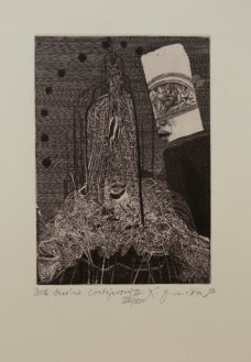 Karol Ondreička - Ex libris Pocta Marině Cvetajevové