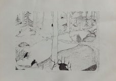 Ester Tajrychová: St. Francis Walking