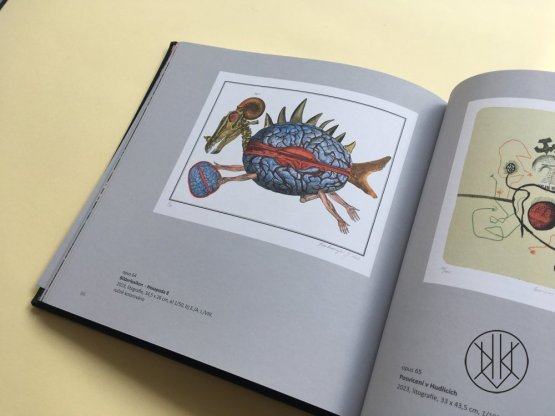 Jan Švankmajer: Grafika. Obrazový soupis 1972-2023, s vloženým grafickým listem