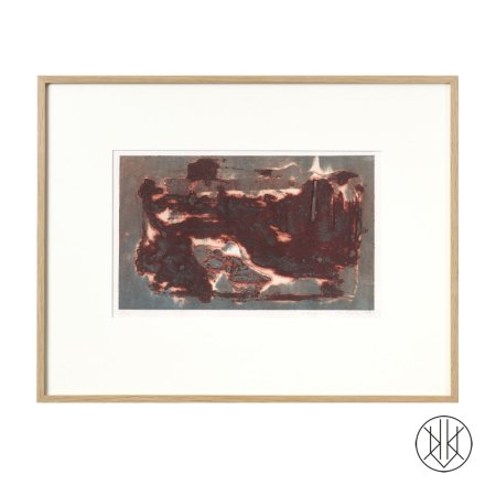 Vladimír Boudník: Bez názvu (strukturální grafika)