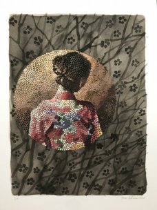 Eva Sakuma print A Girl in a Kimono