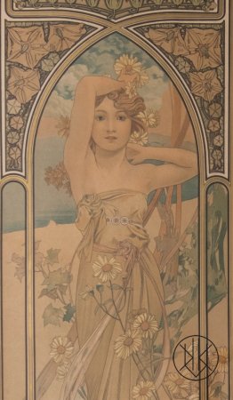 Alfons Mucha - Time of day - The beauty of the day (1899)