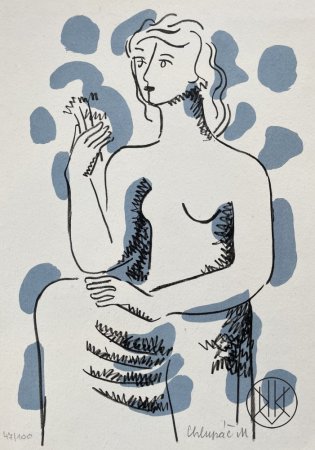 Miloslav Chlupáč: Sedící dívka