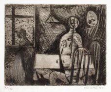 Jan Kotík, U stolu, 1944