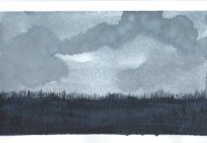 Bára Tauerová: Untitled, watercolour, 2018