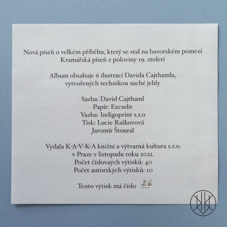 David Catjhaml: Nová píseň O velkém příběhu na bavorském pomezí (kolorovaná)