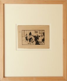 Emil Orlik - V. Orlik's Tailor shop in Prague
