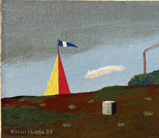 Kamil Lhoták: Červenožlutý jehlan