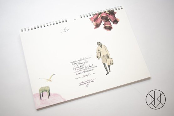 calendar - Anička and the plane