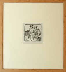 Emil Orlik - Rusyns on a walk
