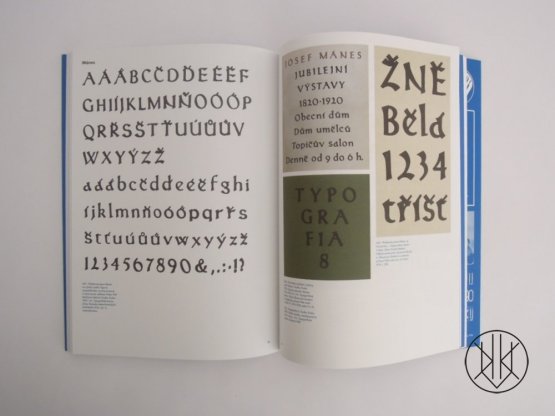 Jaroslav Benda 1882-1970: Typografická úprava a písma