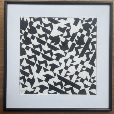 Zdeněk Sýkora: Černo-bílá struktura — detail