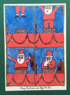 Christmas postcard