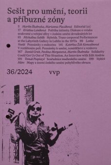 Sešit pro umění, teorii a příbuzné zóny 36/2024
