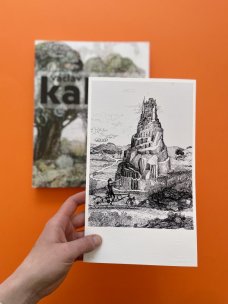 Václav Kabát + tisk Perokresba