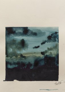 Barbora Tauerová: Untitled, watercolor, 2017