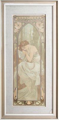 Alfons Mucha - Time of Day - Rest of the Night (1899)