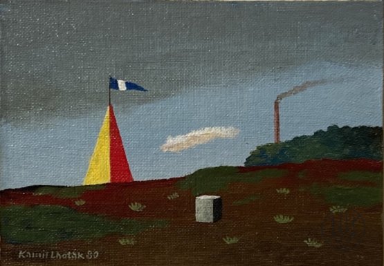 Kamil Lhoták: Červenožlutý jehlan